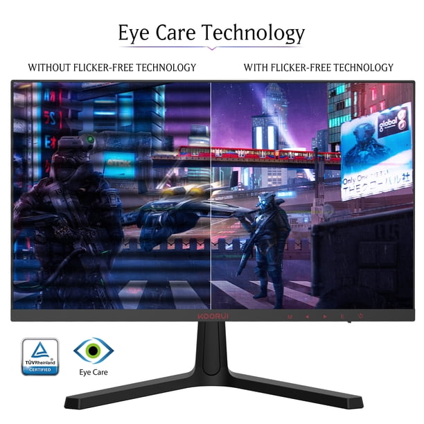 KOORUI 24 inch High-Performance 165Hz/144Hz 1ms(MPRT) 100% sRGB