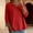 Red, variant on Linen Button Down Shirt Women Casual Linen Cotton Tunic Womens Summer Gauze Tops Womens Linen Cotton Blouses Summer Button Down Tank Tops Peasant Shirts Sky Blue XL