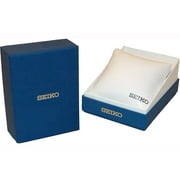 Seiko Men’s Stainless Steel Japanese Quartz Silicone Strap, Casual Watch, Black Model: SSB347