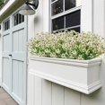 thumbnail image 4 of 10 mechones de flores artificiales para exteriores, flores violetas falsas para interior, exterior, jardín, Patio, porche, ventana, caja, hogar, boda, granja, decoración oso de fresa Juguete, 4 of 6