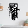 thumbnail image 4 of Handmadetneonsign Personalized American Flag Lineman Metal Wall Art LED Light, USA Flag Electric, 4 of 5