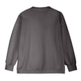 thumbnail image 4 of CUSTG Ladies Hoodless Sweatshirt Long Sleeve Zip Up Solid Color Fleece Lined Pockets Autumn Winter Warm Pullover Top, 4 of 5