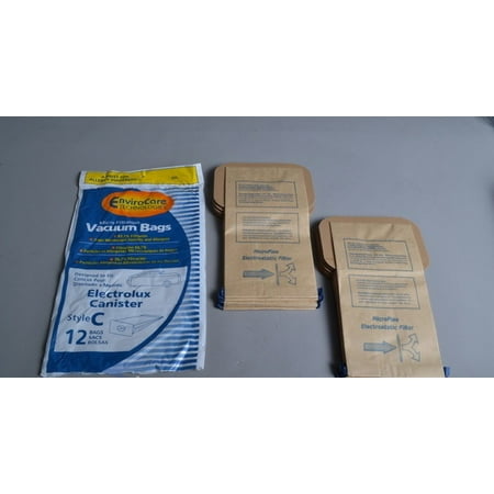 Package of 12 Replacement Aerus / Electrolux Type C Bags