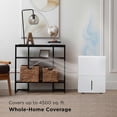 thumbnail image 3 of TCL 50 pt 4500 sq ft Dehumidifier in White - Smart Control, Energy Star Certified, 3 of 4