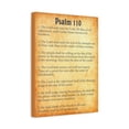 thumbnail image 2 of Scripture Walls Psalm 110 Gold Bible Chapter Canvas Christian Wall Art Ready to Hang, 2 of 12