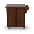 thumbnail image 3 of Homestyles Cuisine Cart Wood Kitchen Cart in Brown, 3 of 13