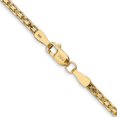 thumbnail image 4 of 14K Yellow Gold 1.8mm Lightweight Bismark Flat Chain (24 X 1.8) Made In Italy hlf13-24, 4 of 5