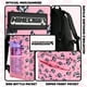 thumbnail image 3 of Mochila escolar Minecraft Kids con bolsillo frontal rosa, 3 of 7