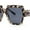 Slate Tortoise - Black, variant on Womens Oversized Glitter Squared Rectangular Butterfly Plastic Sunglasses All Black
