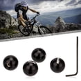 thumbnail image 3 of 4 Pcs Embouts de Câble Internes er de Frein de Vélo Pièces à Sertir Noir, 3 of 8