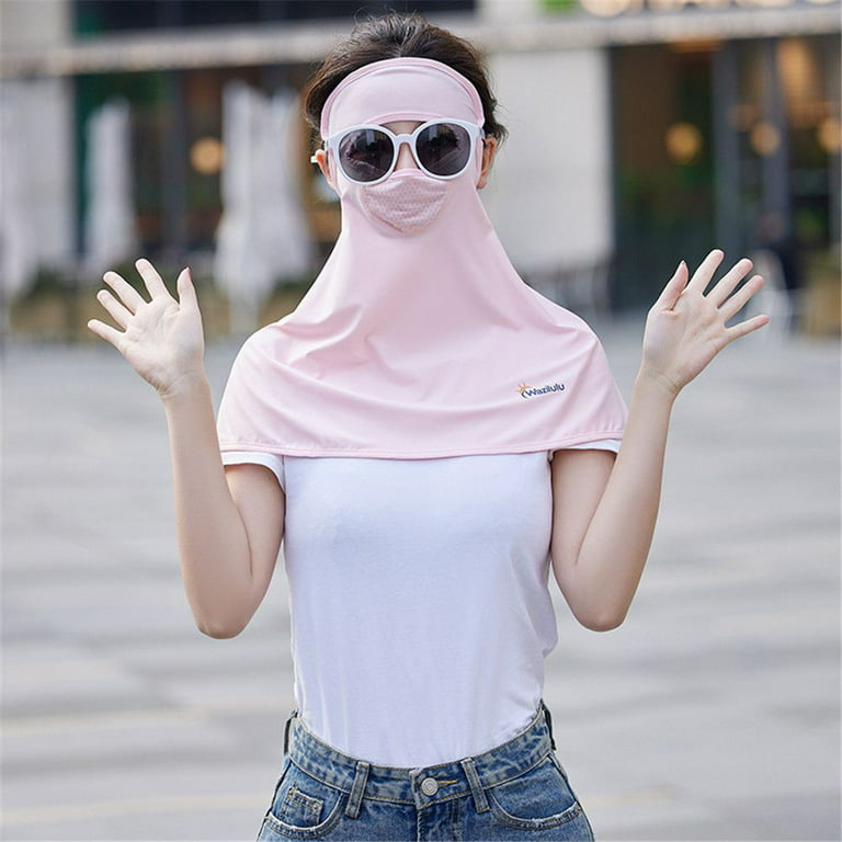 Face Mask Winter Ice Silk Sunscreen Mask Women's Three-dimensional Thin  Breathable Face Mask In Summer 