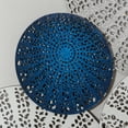 thumbnail image 4 of DecMode Blue Canvas Contemporary Radial Circles Framed Wall Art, 4 of 9