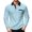 Blue, variant on JTieacloth Classic Collared Shirt with Pocket Casual Shirts For Sports Outdoor Activities And Everyday Wear Versatile Collared Knit For Blue L
