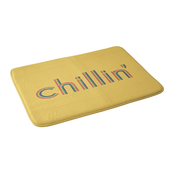 Society6 Julia Walck Chillin Bath Mat 34" x 21"
