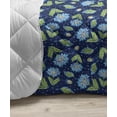 thumbnail image 3 of Floral Down Alternative Comforter, Cartoonish Flower Petals in Spring Colors on Plain Background, Microfiber Quilt for All Season, 5 Sizes, Multicolor, by Ambesonne, 3 of 3
