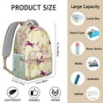 thumbnail image 5 of Foal & Cute Rainbow Print Student Backpack - Waterproof Ergonomic School Bag for College Teens, Durable Bookbag with Spinal Support & Organized Pockets, 5 of 5