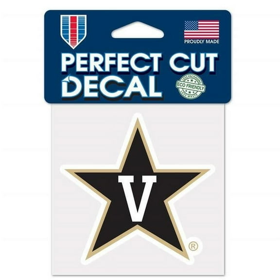 Wincraft  Vanderbilt Commodores Perfect Cut Decal - 4 x 4 in.