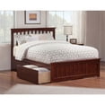 thumbnail image 2 of Pemberly Row Queen Storage Platform Bed in Walnut, 2 of 4