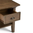thumbnail image 4 of Atlin Designs Table d'Appoint en Brun Naturel Vieilli Rustique, 4 of 5