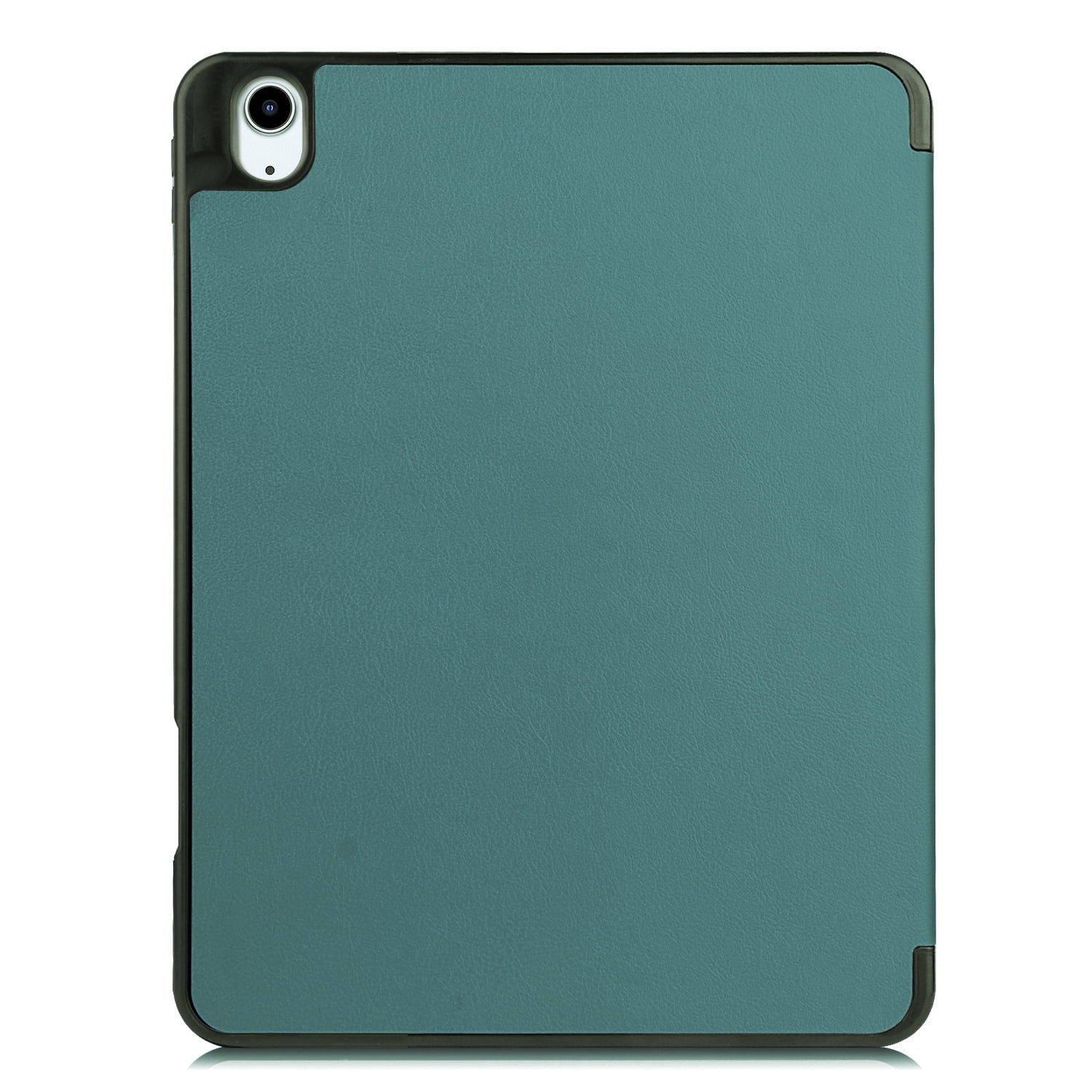 SaniMore for Apple iPad Air 11 (2024) Case, Auto Sleep/Wake, PU Leather Case with Tri-Fold Kickstand & Pencil Holder Shockproof Protective Cover for Women Men, Darkgreen