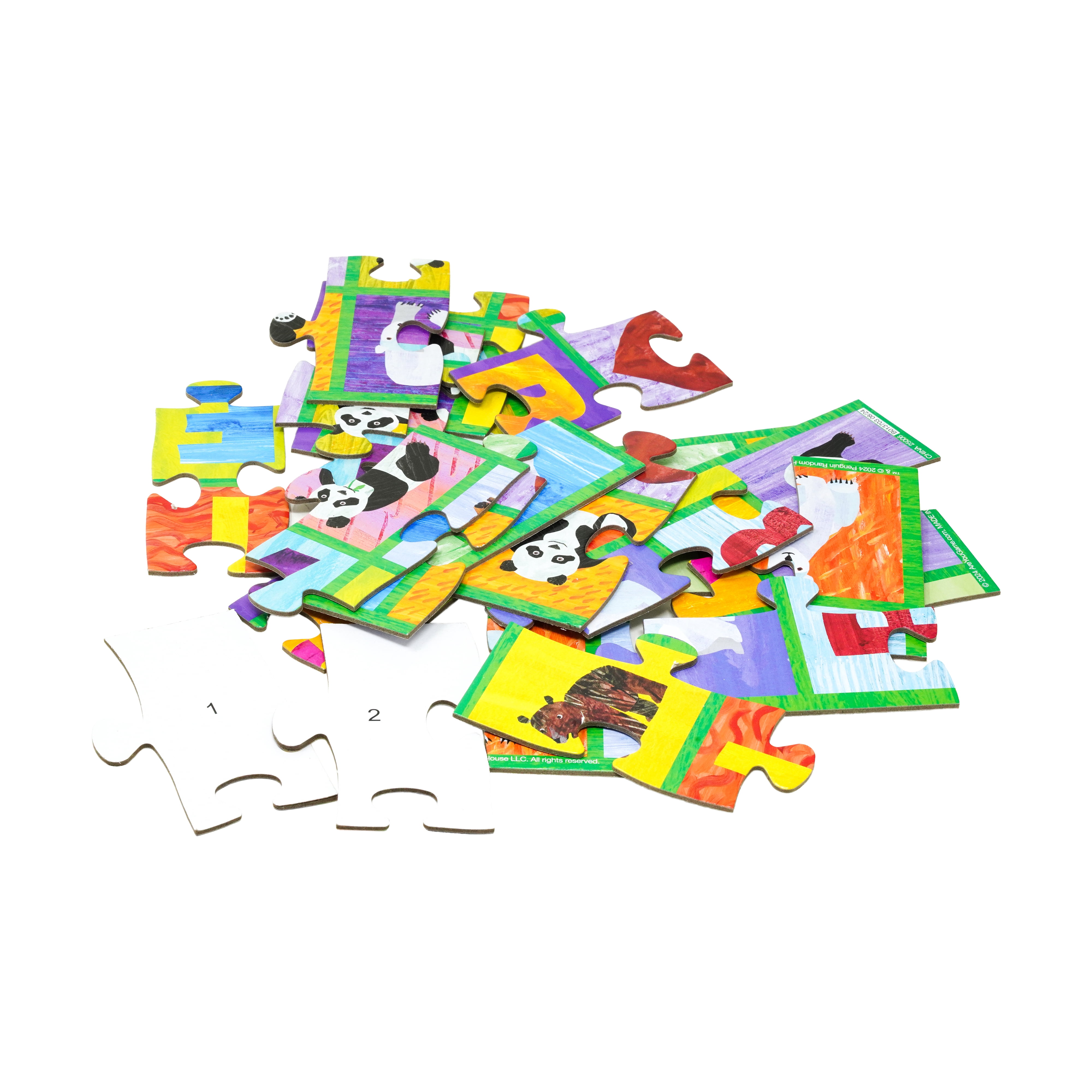 AreYouGame.com The World of Eric Carle - I Love Bears Mix and Match Tin with Puzzle: 24 Pcs