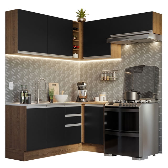 Cocina Integral Completa Modular Madesa Glamy 349cm MN 07