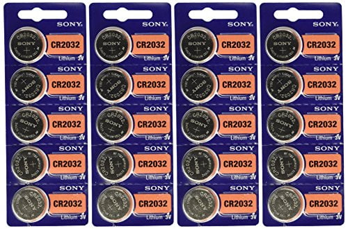 5 x 5er Strip 25 x Sony CR 2032 3V Lithium Batterie Knopfzelle 220mAh 