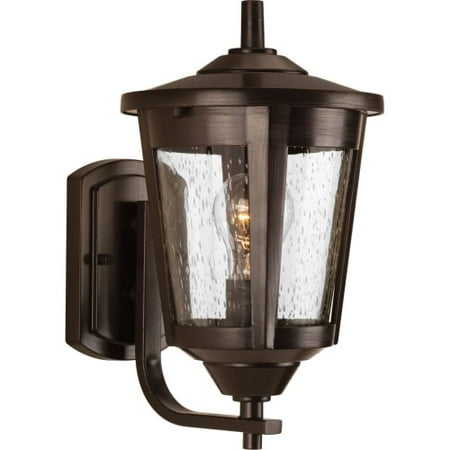 Progress Lighting P6074 East Haven 1 Light 13 Tall Outdoor Wall Sconce With Seeded Glass Shade Progress Lighting This On Opens A Dialog That Displays Additional Images For With The Option To Zoom In Or Out