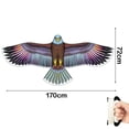 thumbnail image 1 of 100 Meter Line Board Eagle Kite, Large Outdoor Flying Toy for Children & Adults, Cool Plastic Cartoon Design for Beach Park Fun, Easy to Assemble & Fly, 1 of 8