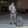 thumbnail image 6 of 519 Fitness Meal Prep Backpack,Insulated Cooler Lunch Backpack for Adult Men and Women, Set of 3 Meal Containers,2 Ice Packs and Protein Shaker,Gray, 6 of 9