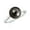 White Gold, variant on Natural Tahitian Pearl Solitaire Wedding Ring for Women in 925 Sterling Silver/ White Gold Plated Birthstone Jewelry | Birthday | Anniversary Gift for Her | Engagement, 9MM, Ring Size: 6