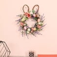 thumbnail image 5 of Rabbit Rattan Front Door Lavender Wreaths for Front Door Wreath Decorate Pendant Lavender Flower Unique Festival Wreath, 5 of 5