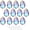 12pcs 50mm Bauhinia, variant on 12 Pieces 50mm Crystal Prisms Chandelier Colorful Bauhinia Ornament Pendants Rainbow Maker Hanging Prisms for Wedding Party Christams Tree Garlands Decoration DIY Jewelry