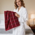 thumbnail image 7 of RBCKVXZ Hand Towels - Soft Cotton | Highly Absorbent Hotel spa Bathroom Towel | Face Towels Bath | Blue, 7 of 7