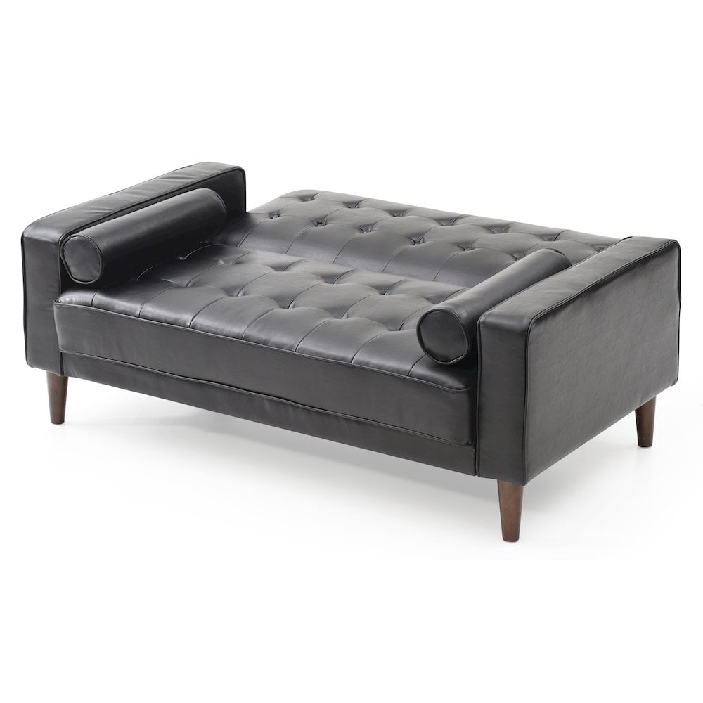 Glory Furniture Andrews Loveseat Bed in Black Color