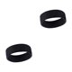 thumbnail image 1 of Guardurnaity Bandas para el cabello de amplia aplicación Cabello en su lugar con gomas para el cabello de silicona Bandas elásticas para el negro 2Conjunto, 1 of 6