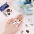 thumbnail image 5 of 1 Box 24Pcs Cat Charms Bulk Enamel Cat Kitten Charm Cute Small Animal Pet Charms Black White Animals Cats Charms for Jewelry Making Charm DIY Necklace Earrings Bracelets Keychain Supplies, 5 of 5