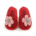 thumbnail image 5 of Elainilye Toddler Kids Baby Girls Summer Solid Color Flowers Non-slip Soft-soled Shoes Toddler Shoes for Girls 12-15 Month on Sale, 5 of 7