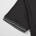 thumbnail image 6 of VgaVtl Polo Mens Shirts Summer Short Sleeve Striped Business Collared Casual Mens T Shirts Everyday Button, 6 of 9