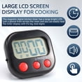 thumbnail image 5 of Temporizador de Cocina, Visual Digital, Reloj MagnéTico, CronóMetro, Cuenta Regresiva, Pantalla LCD Grande para Cocinar, 5 of 5