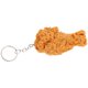 thumbnail image 4 of ColoMX Llavero de pollo frito de llavero de alimentos anillo de llave pequeña comida colgante colgante de pollo frito, 4 of 8