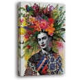thumbnail image 1 of Arte Mural: Frida Kahlo con Catrinas y Flores, Decoración para Hogar y Espacios, 1 of 6