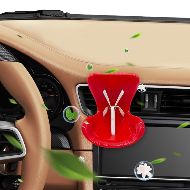 Xihbxyly Aromaterapia para Coche, Elegante Adorno para Ventilación, Difusor de Aroma Refrescante, Fácil Instalación, Mejora La Experiencia de Conducción, Regalo Ideal para Amantes de Los Coches, Disf