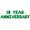 Green, variant on Letter Balloons - 18 YEAR ANNIVERSARY 16" Inch Alphabet Letters Foil Mylar Balloon 18th Anniversary Party Banner (Red)