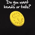 thumbnail image 3 of CafePress - Heads Or Tails? T Shirt - Women's Traditional Fit Dark T-Shirt, 3 of 4