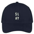thumbnail image 1 of Trendy Apparel Shop Slay Embroidered 100% Quality Brushed Cotton Baseball Cap, 1 of 2