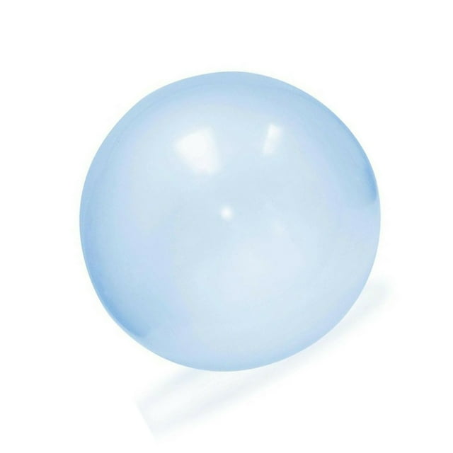 VONKY Kids Bubble Ball Toy Party Supplies Playthings Interactive Plaything Interesting Solid Color Inflatable Ball Prop Playing Props Sky blue/40cm 1Set