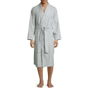 Windowpane Cotton Robe