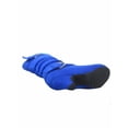 thumbnail image 2 of Auto 8k Youth Girl's Kid's Zipper Low Heel Round Toe Buckle Dress Boot ( Blue, 12 ), 2 of 2