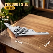 Technic Fighter Jet Building Set 33038, B2 Military Bomber Plane for Adults, Aviation Airplane Cool Jet Model Collection